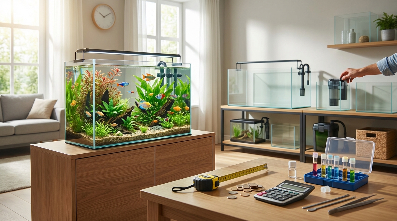 費用・サイズ・設置条件｜自宅アクアリウムを始める前の基礎知識