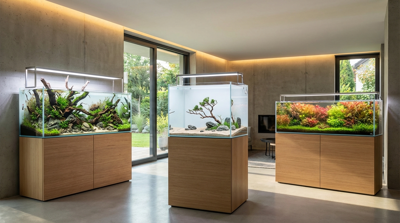 おしゃれな水槽レイアウト実例集|スタイル別アイデア
