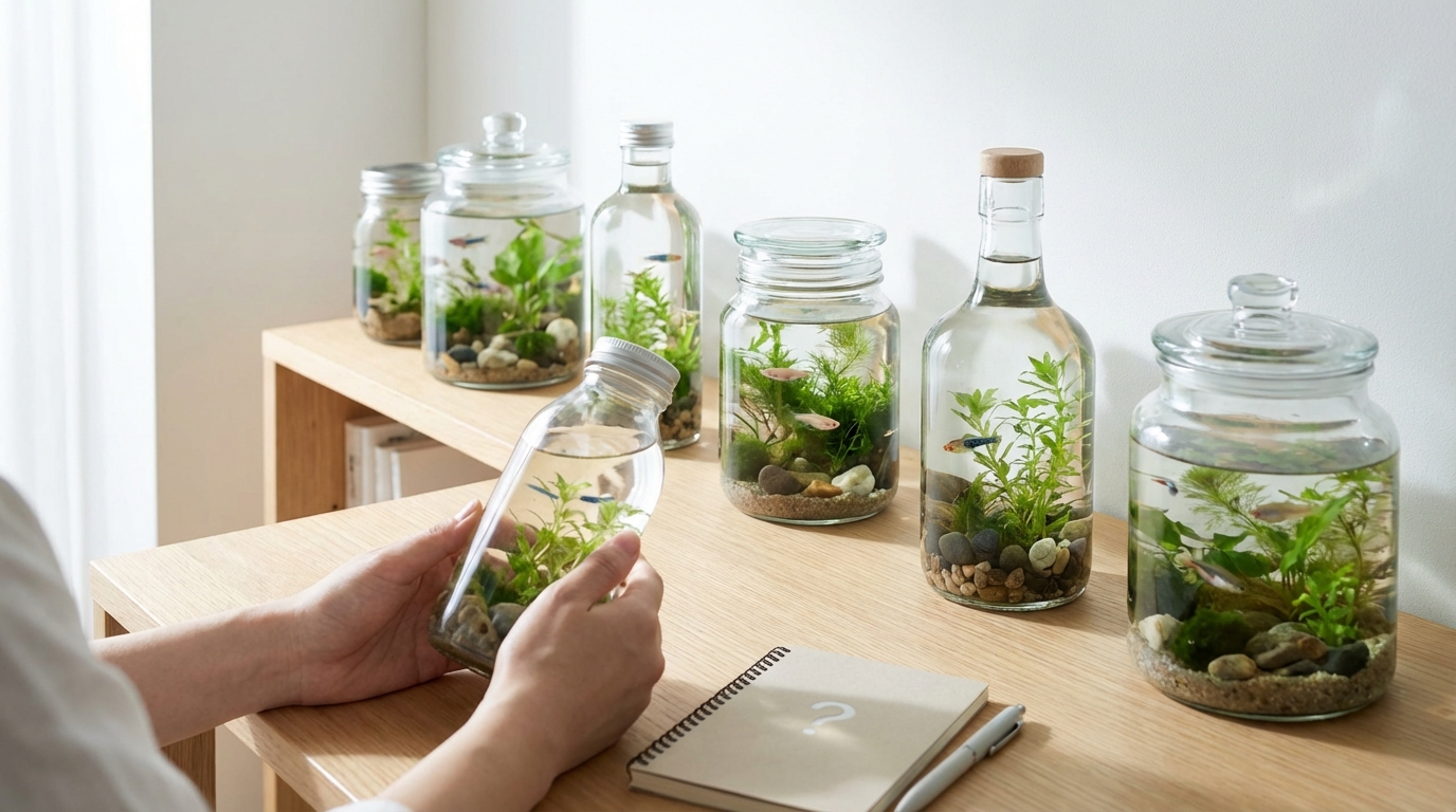 水換えなしボトルアクアリウムに関するQ&A