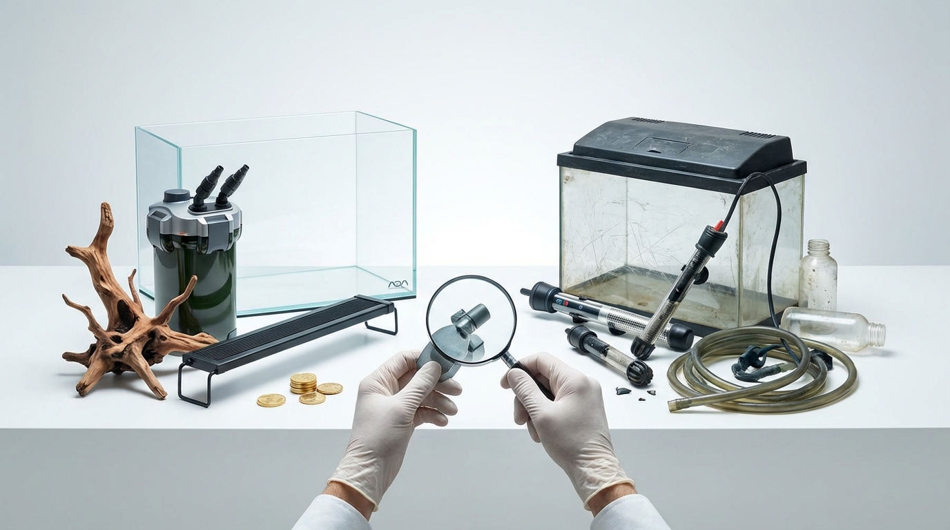 アクアリウム用品は売れる?買取対象になるもの・ならないもの