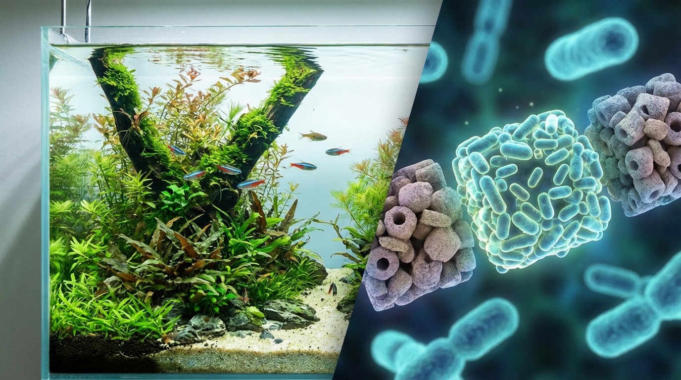 アクアリウムにバクテリアが必要な理由【水ができる仕組みを解説】