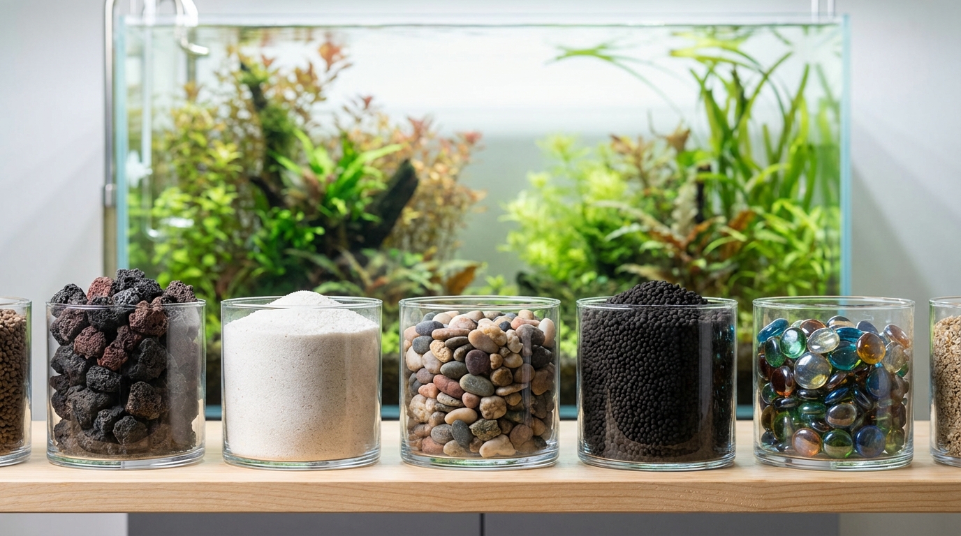 アクアリウム用砂利の種類と特徴を徹底比較