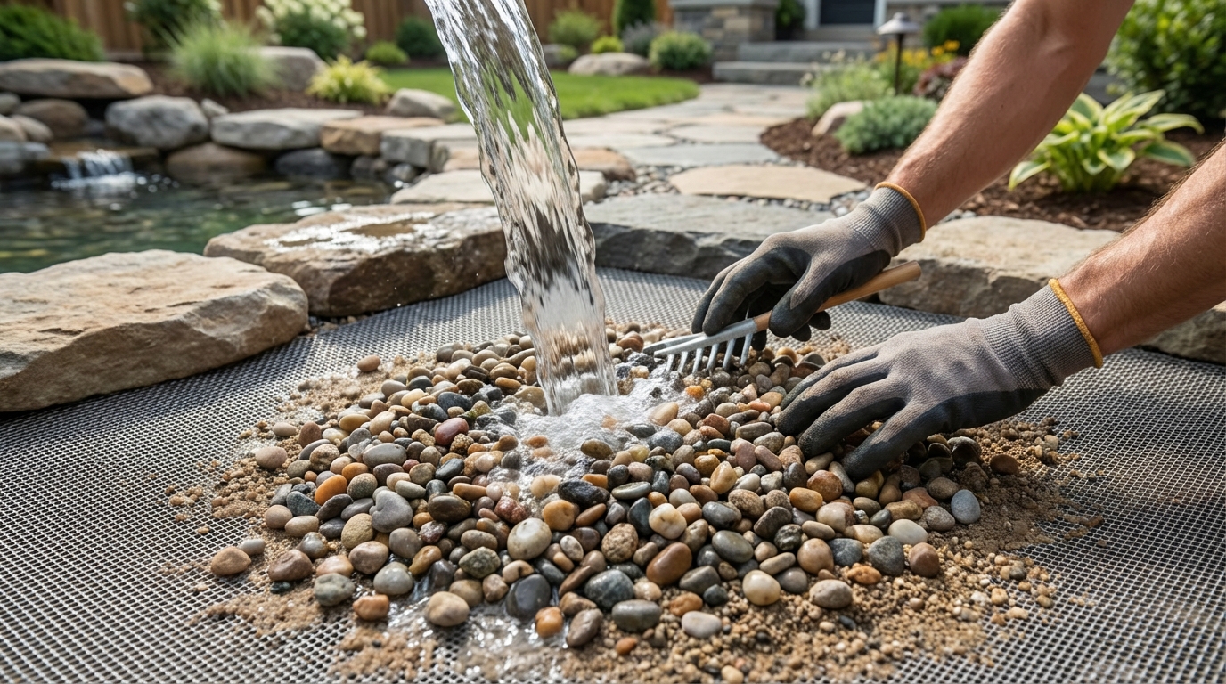 砂利の洗い方|正しい手順と見極めのコツ