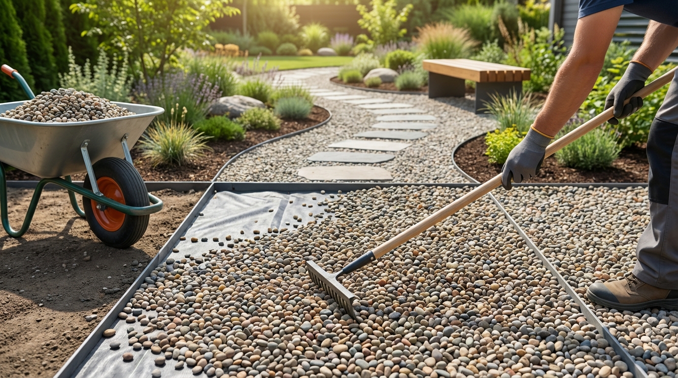 砂利の敷き方|美しく機能的にセットする方法