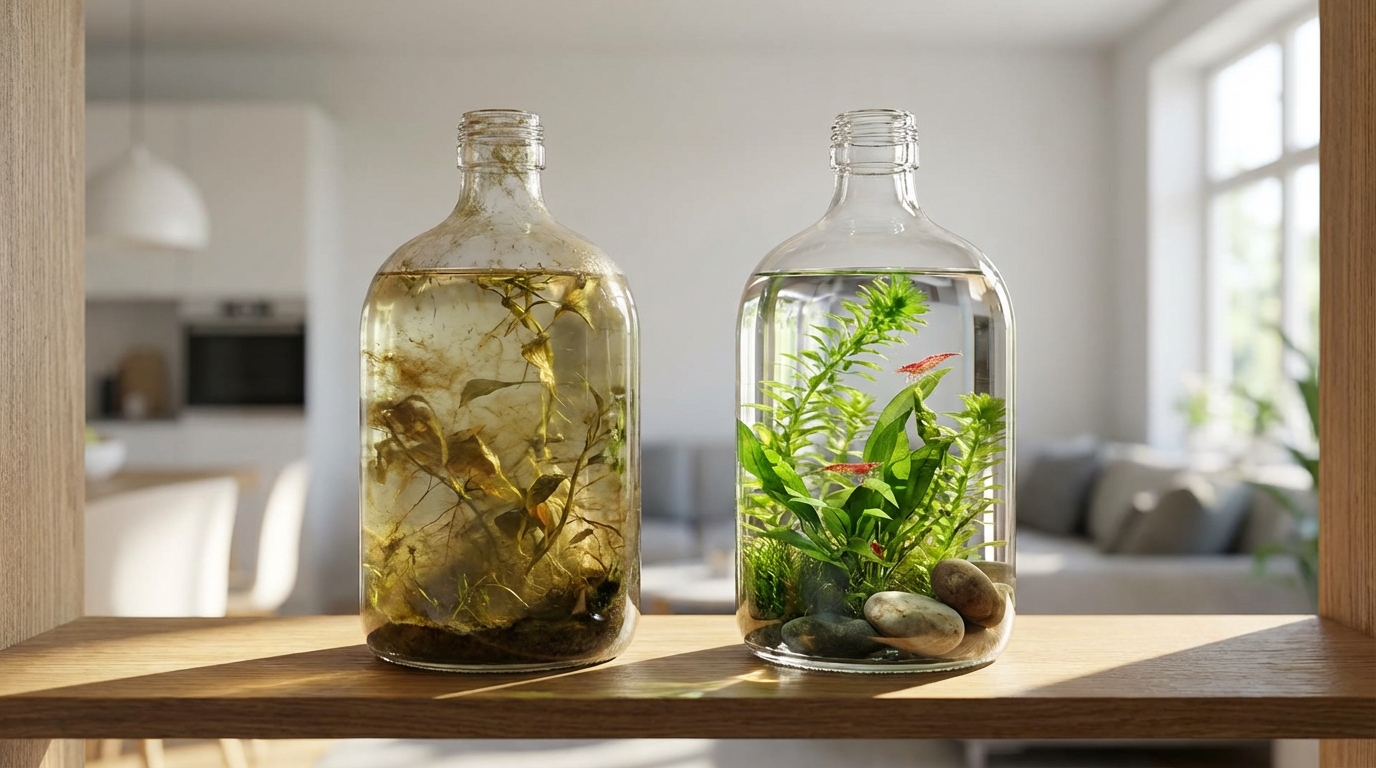 ボトルアクアリウムを放置して失敗する3大パターンと対策