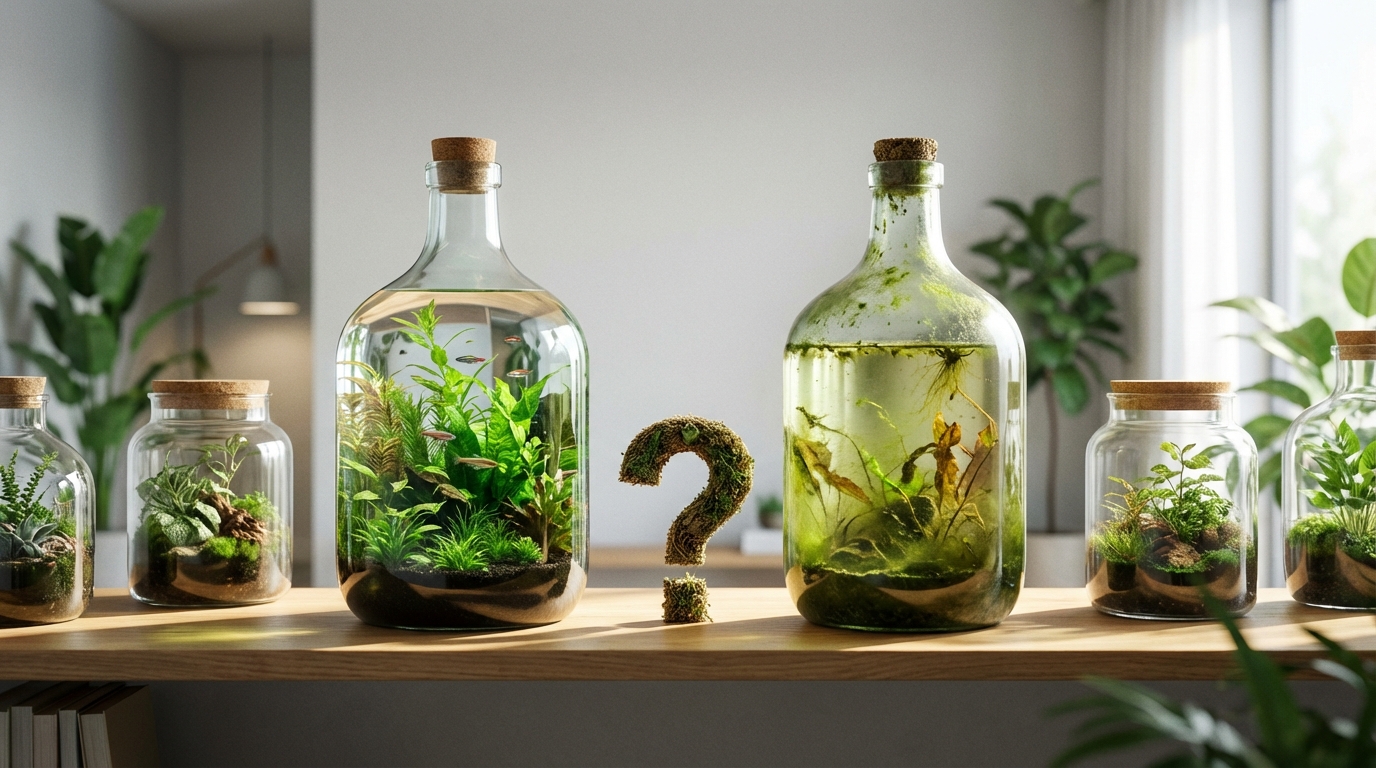 【Q&A】ボトルアクアリウム放置に関するよくある質問