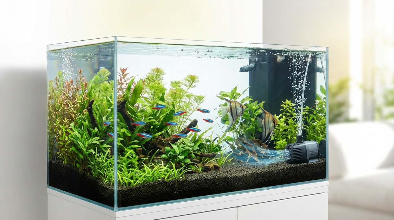 水中ポンプとは？アクアリウムに必要な3つの理由