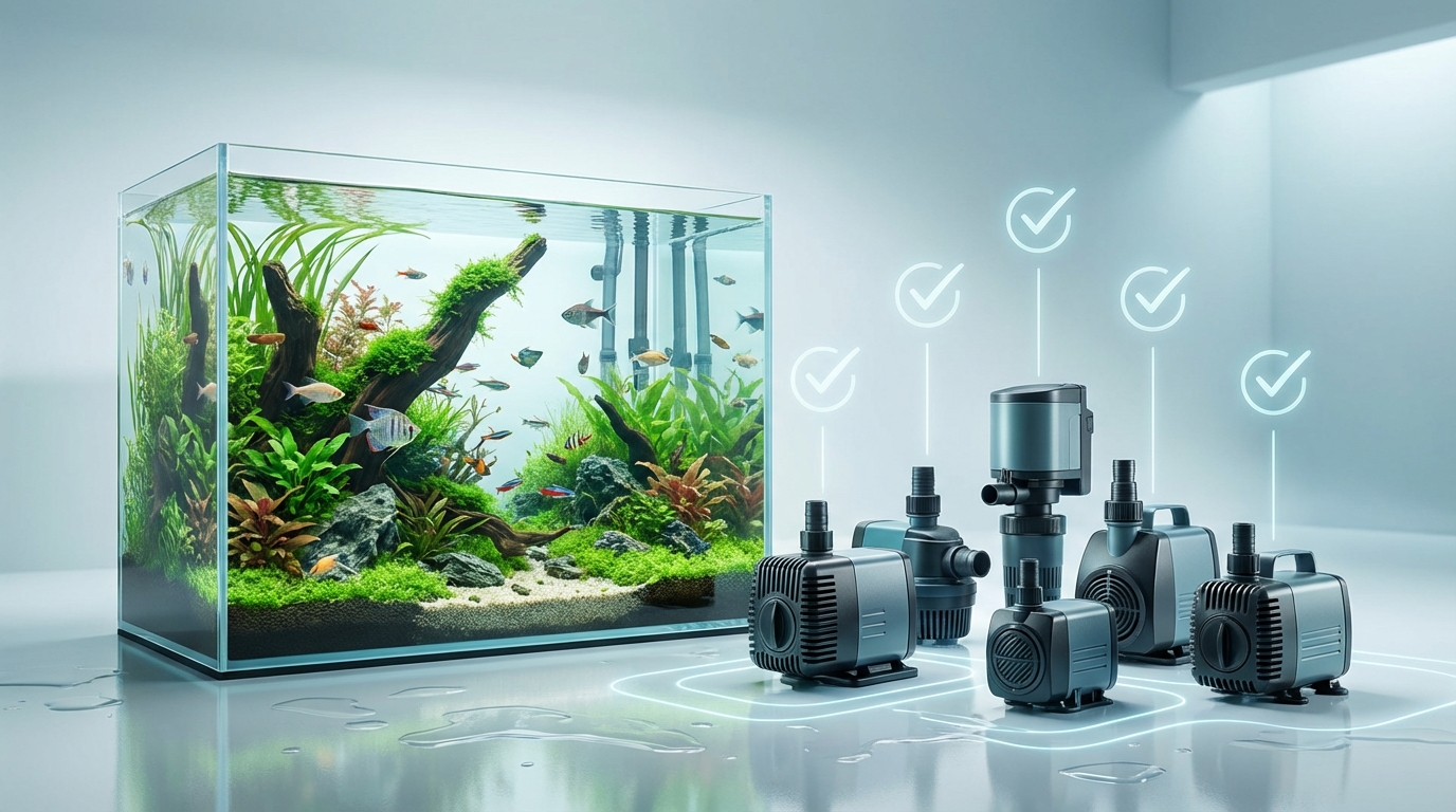 失敗しないアクアリウム用水中ポンプの選び方｜5つのチェックポイント