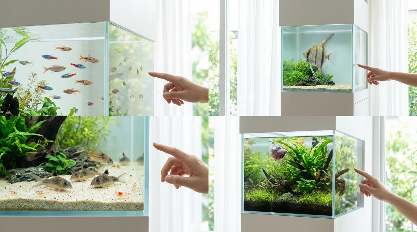 淡水魚の選び方｜4つの基準で自分に合った魚を見つける