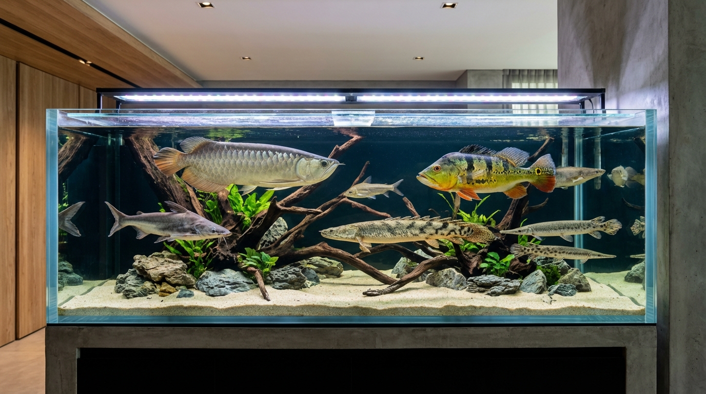 【大型淡水魚一覧】90cm以上の水槽で飼う迫力の15種