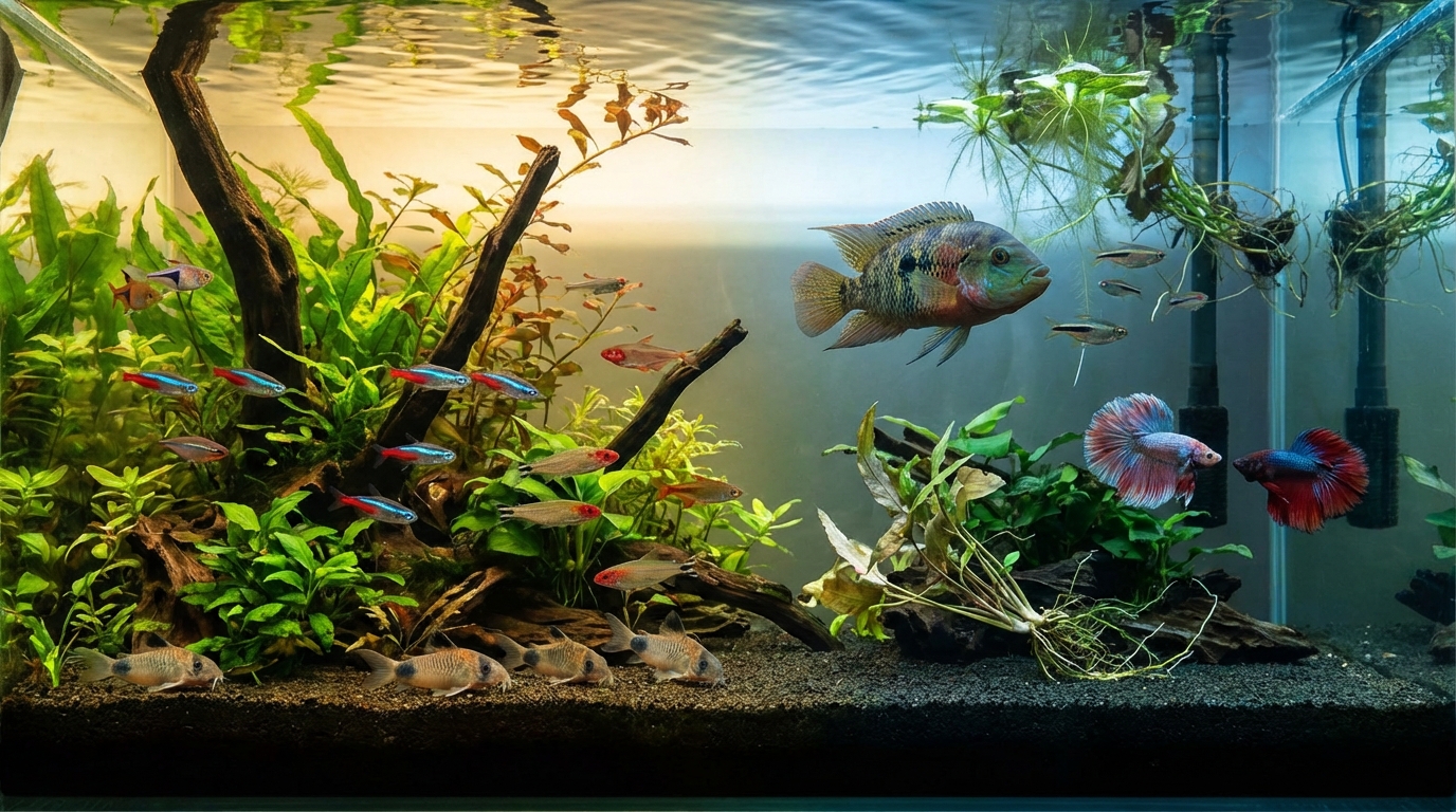 混泳相性の基本ルール｜成功する組み合わせ・NGパターン