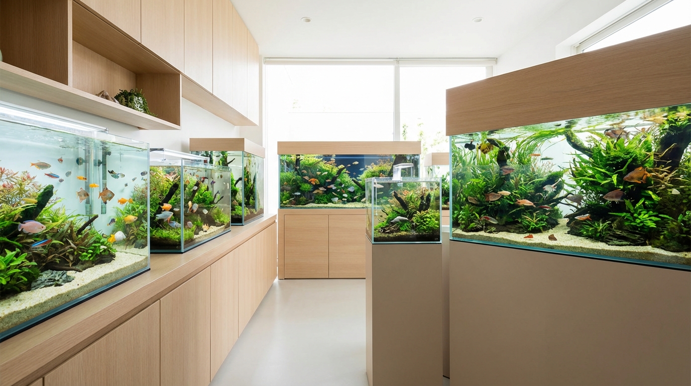 水槽サイズ別おすすめ淡水魚早見表