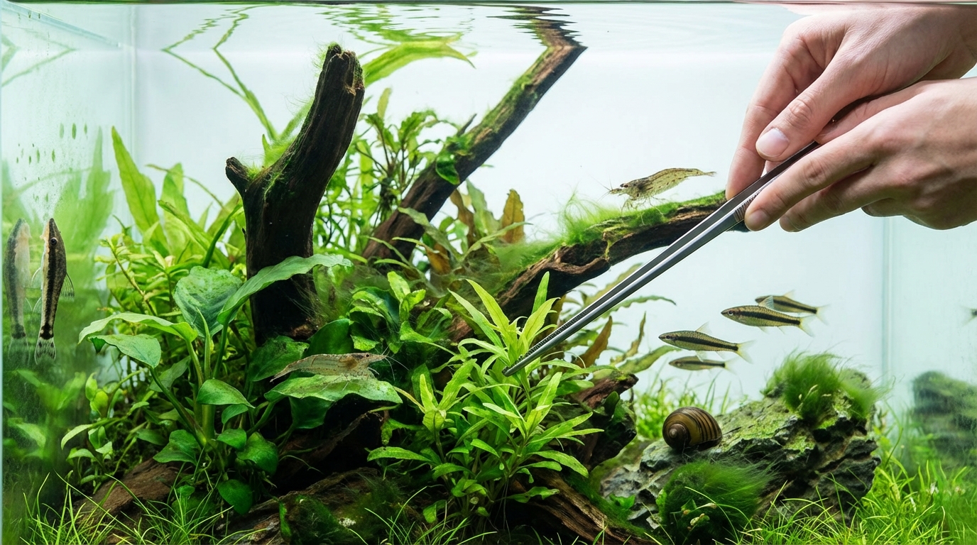 【種類別】コケに有効な対策と生体の対応表