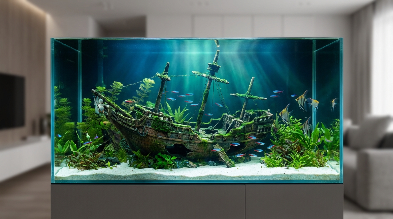 まとめ|沈没船オブジェで水槽に海底の世界観を作ろう