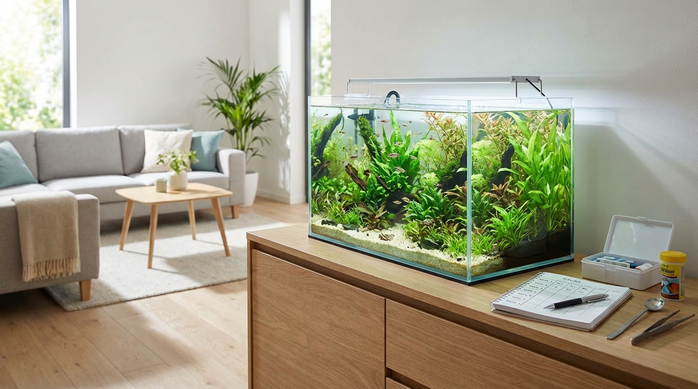 アクアリウムを始めたら｜最初の1ヶ月の管理スケジュール