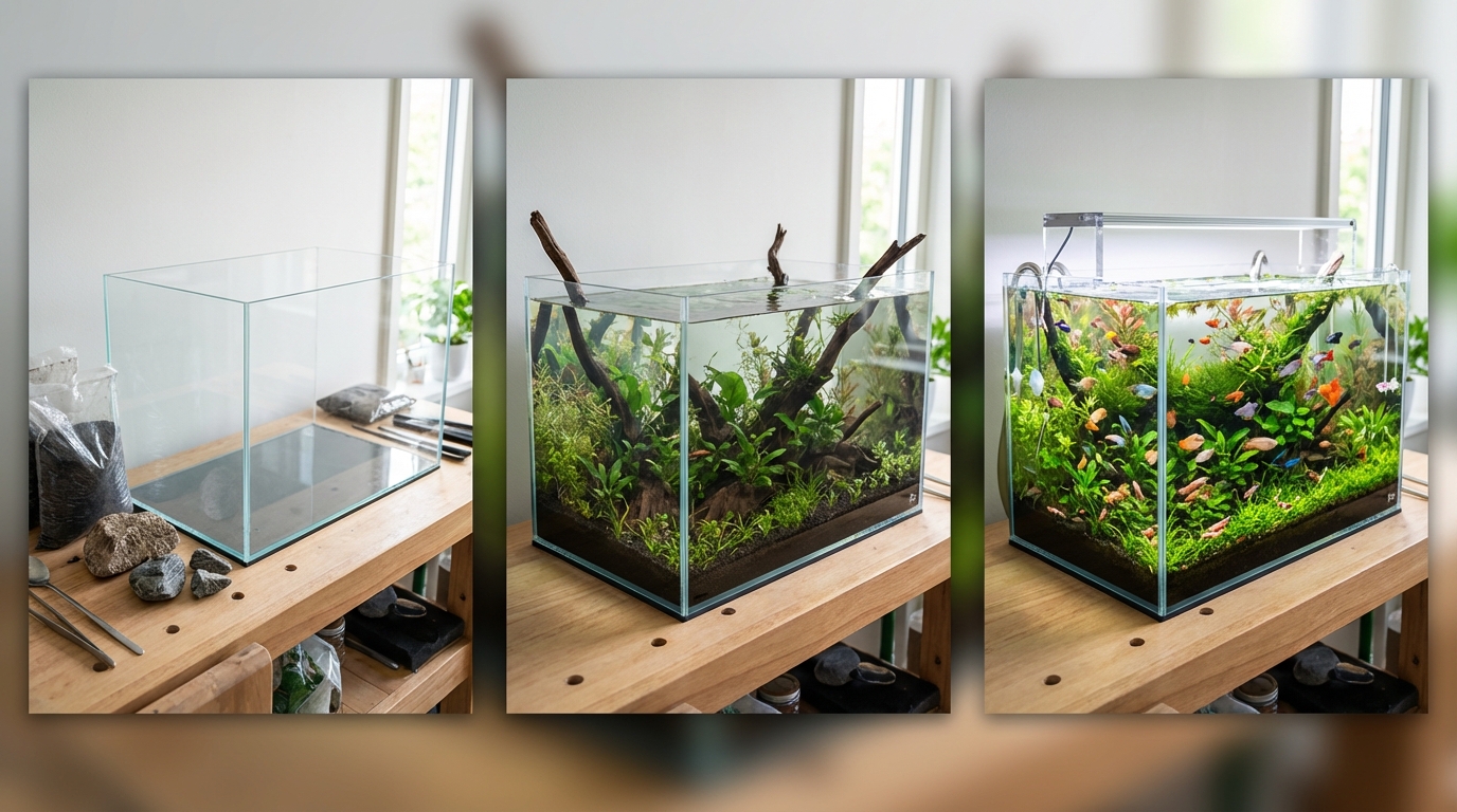 まとめ｜アクアリウムを始める3つのステップ