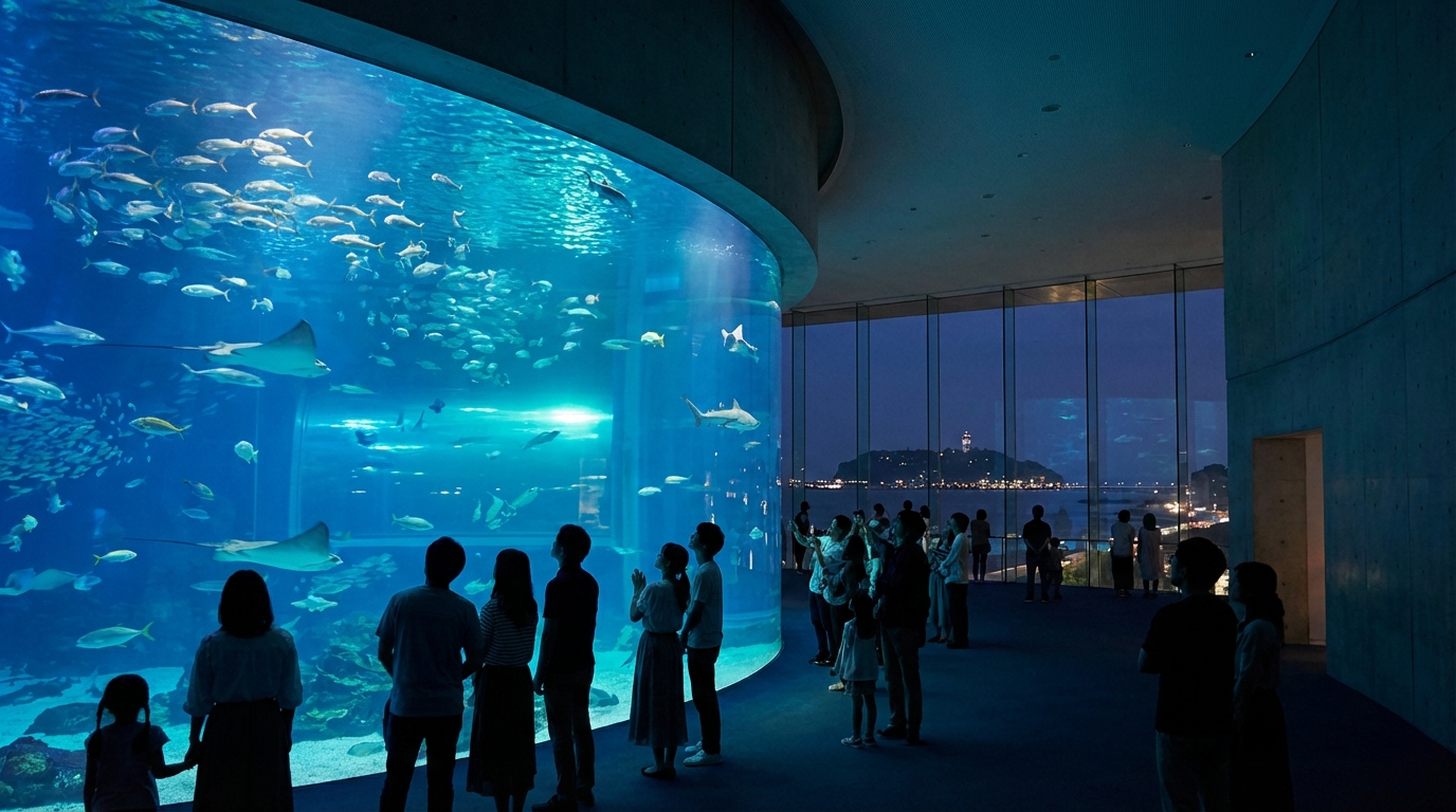 えのすいナイトとは？夜だけの特別な水族館体験