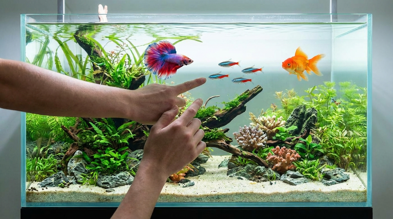 アクアリウムの魚を選ぶ前に知っておきたい3つの基準