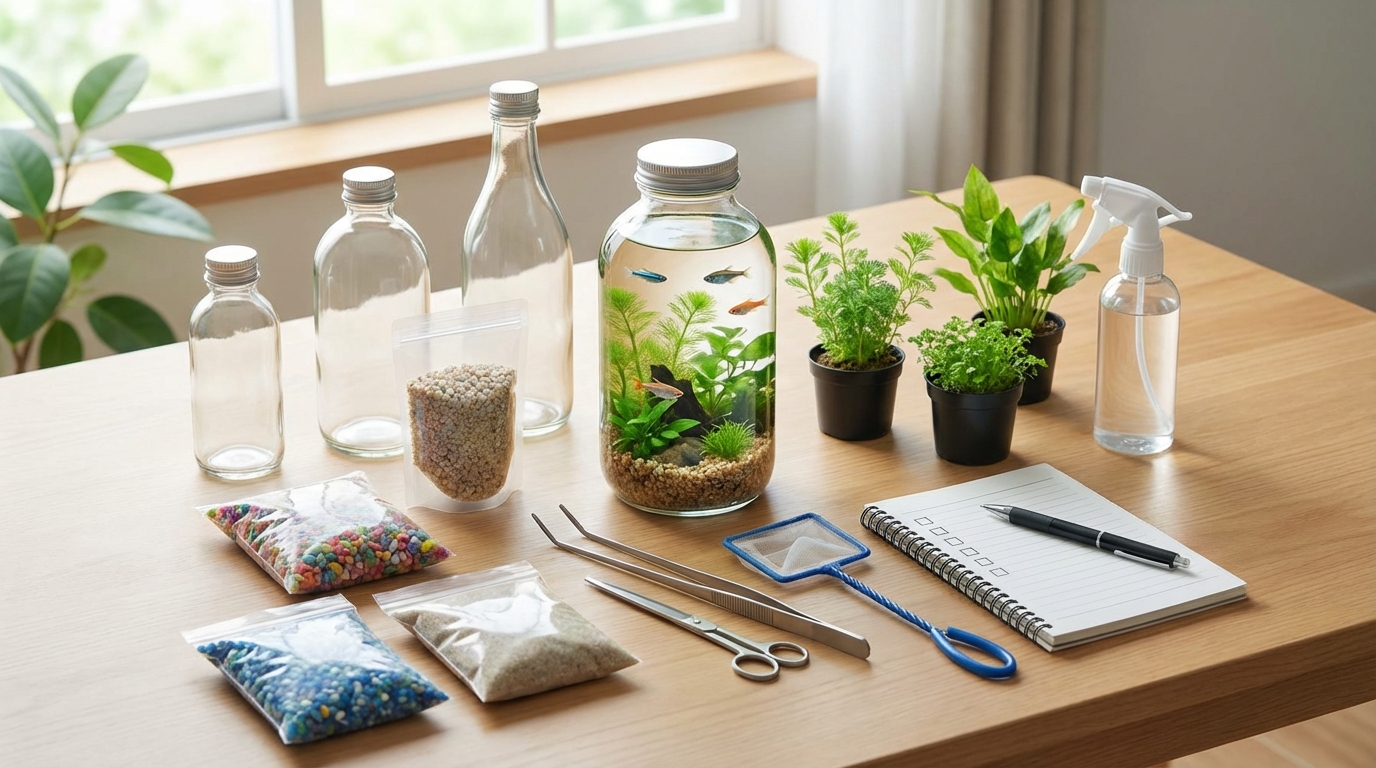 まとめ｜100均ボトルアクアリウムの始め方チェックリスト