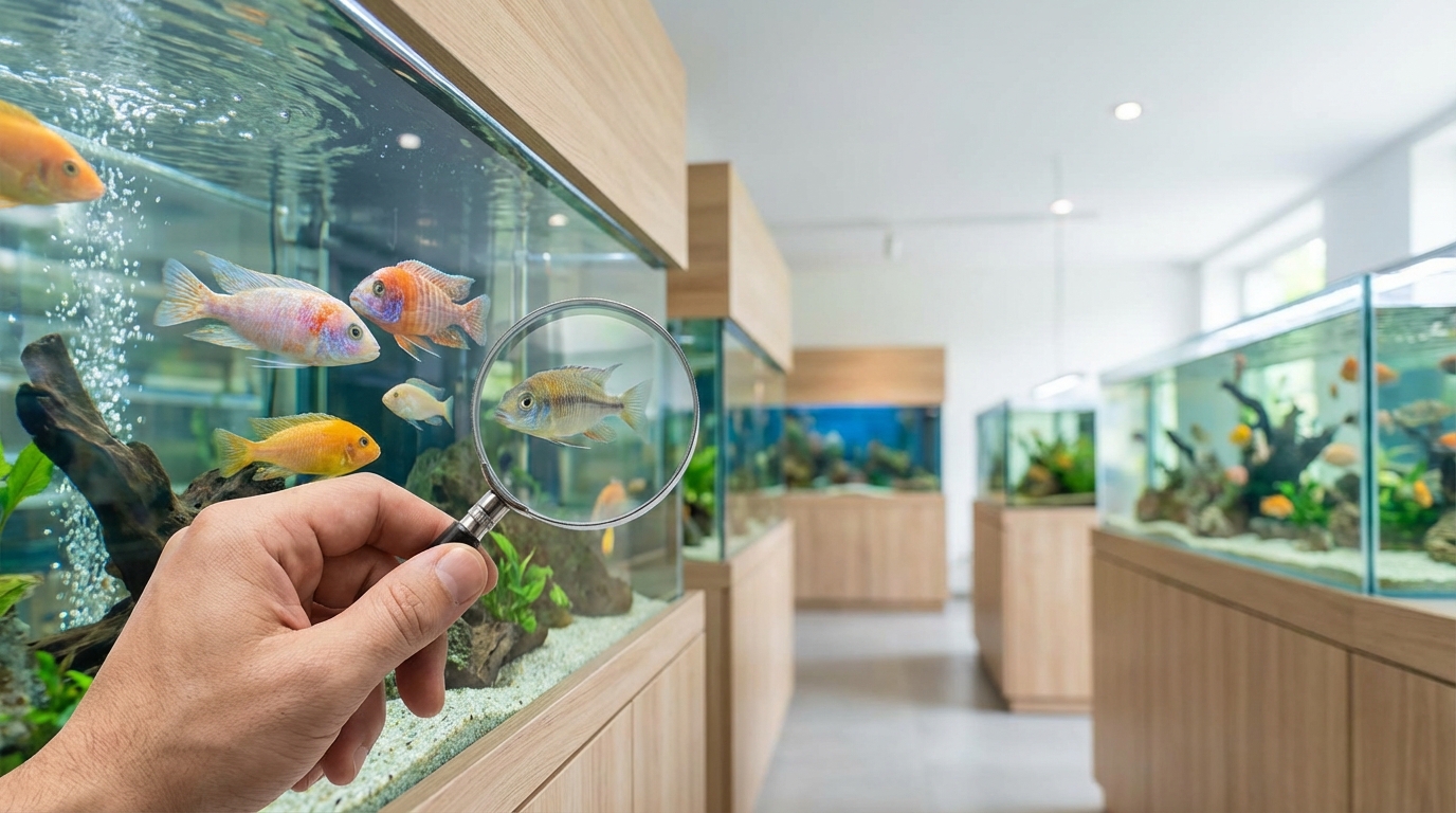 店舗での生体選び｜健康な魚を見分けるチェックポイント