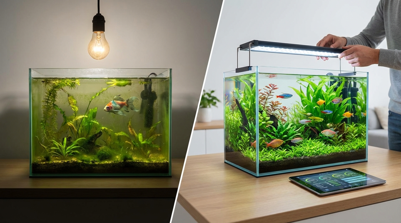 アクアリウム照明のよくある失敗と対処法Q&A