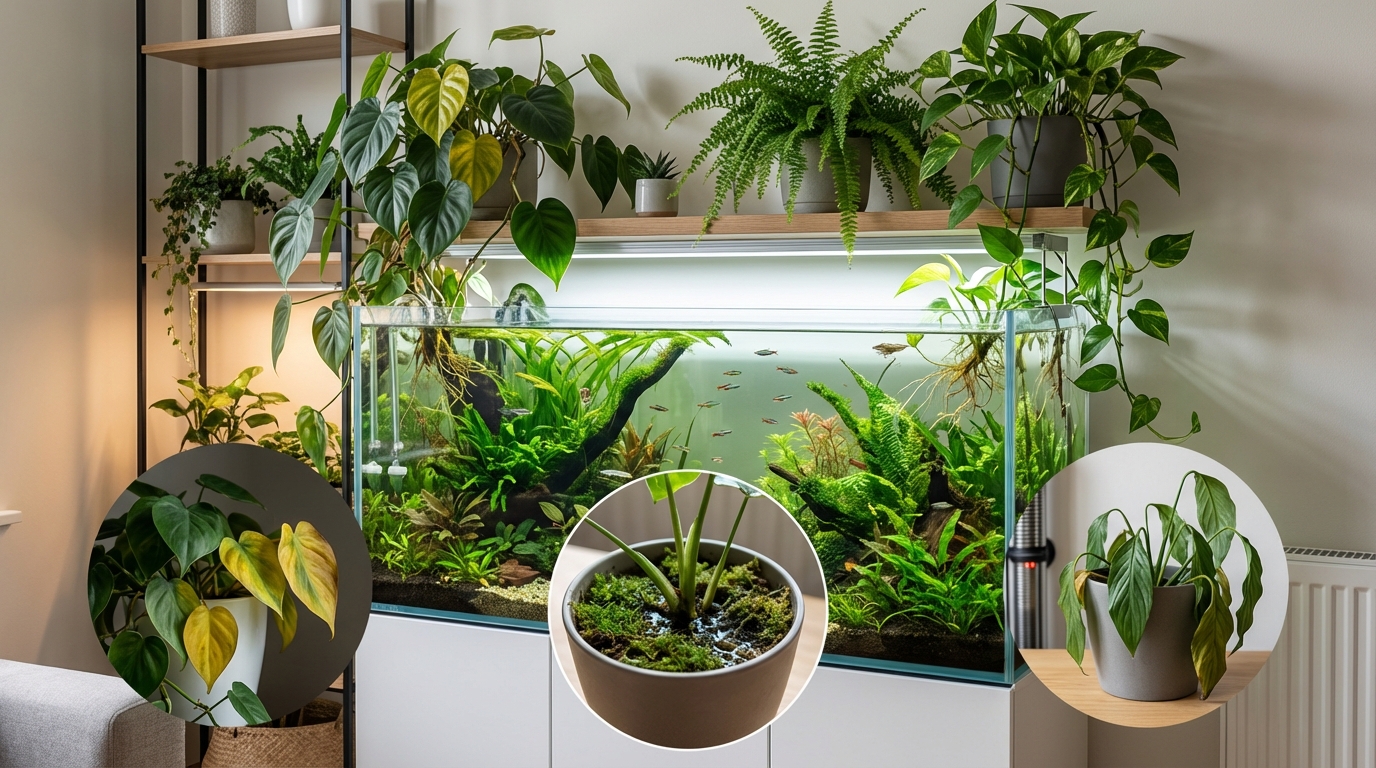 アクアリウムで観葉植物を育てる際の注意点3つ