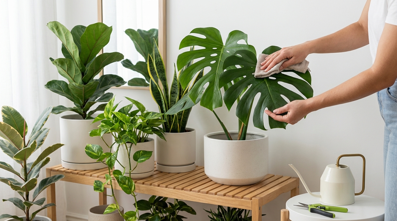 週1回でOK｜観葉植物のメンテナンス基本ルーティン