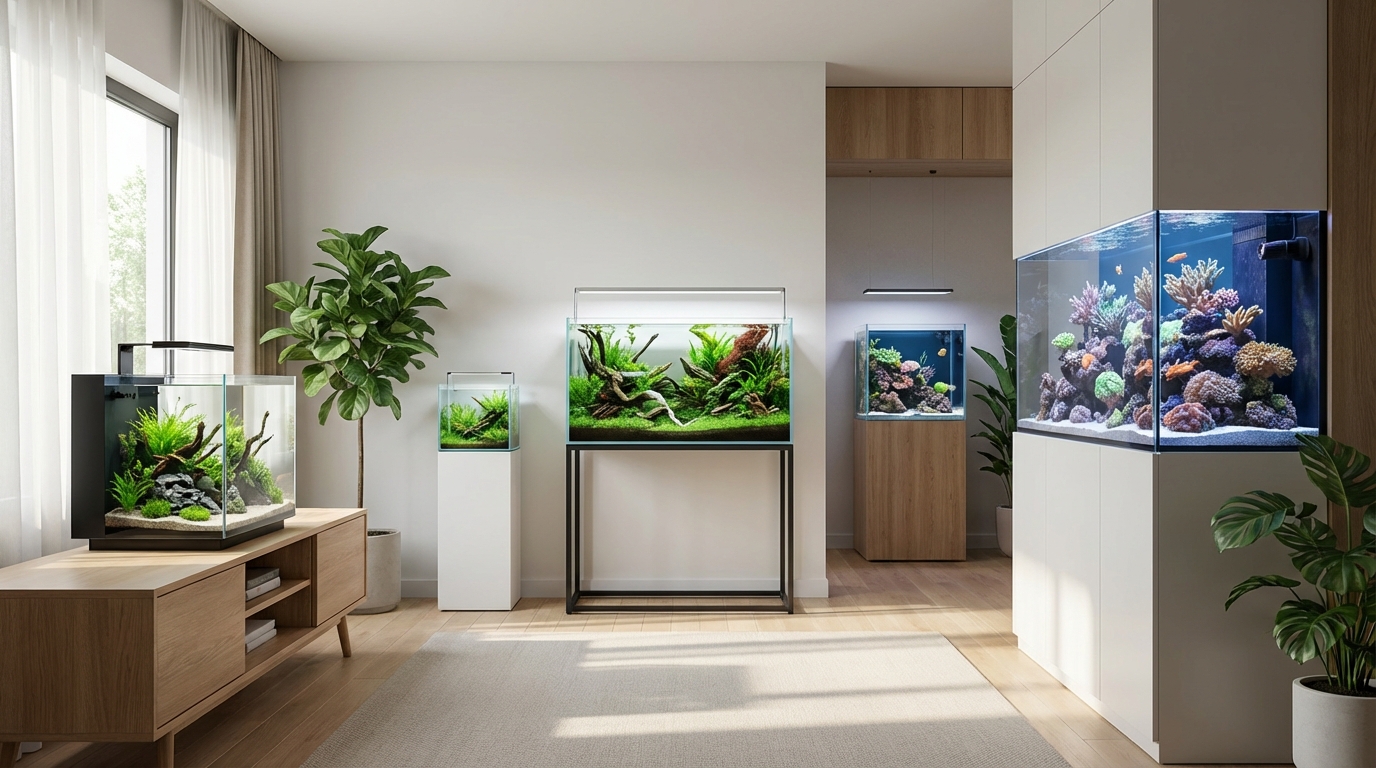 【価格帯別】インテリアに映えるおしゃれ水槽おすすめ5選