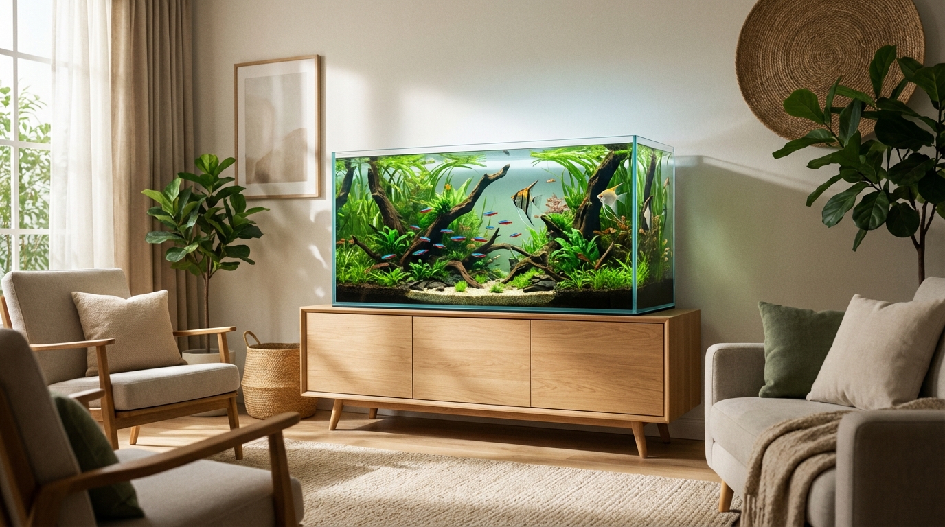 まとめ|おしゃれなアクアリウム水槽で暮らしに癒しをプラスしよう