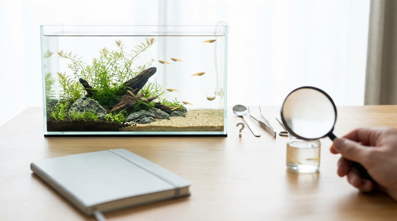 メダカ水槽のトラブル解決Q&A