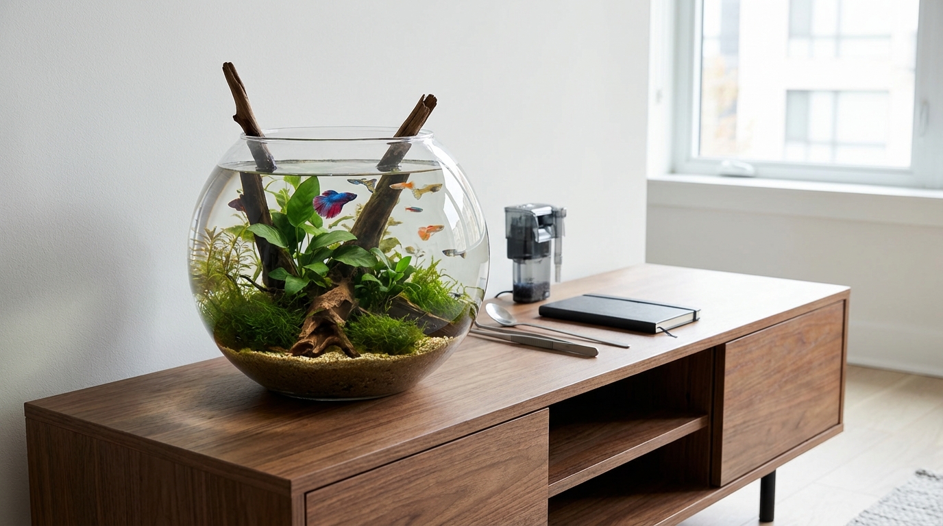 金魚鉢でアクアリウムは作れる?結論と基本スペック