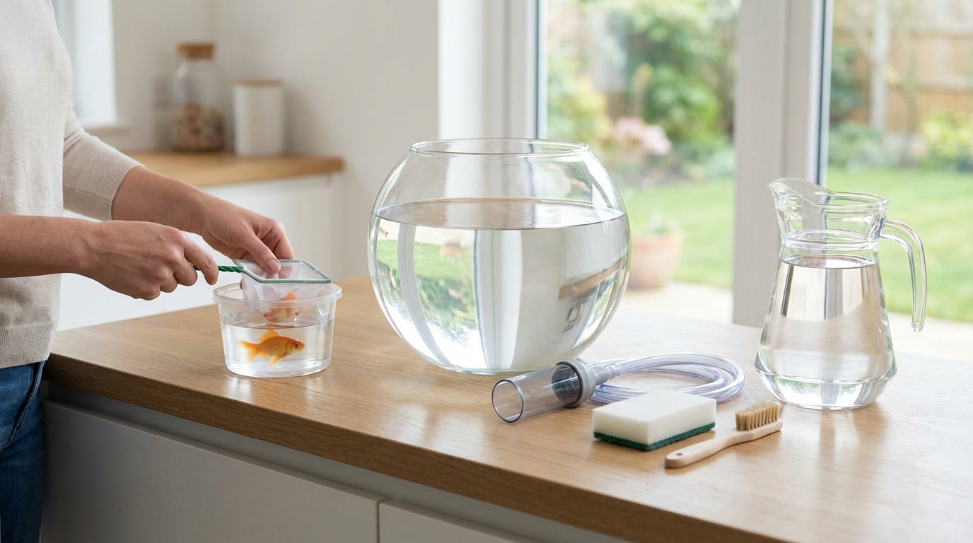 金魚鉢アクアリウムのメンテナンス方法