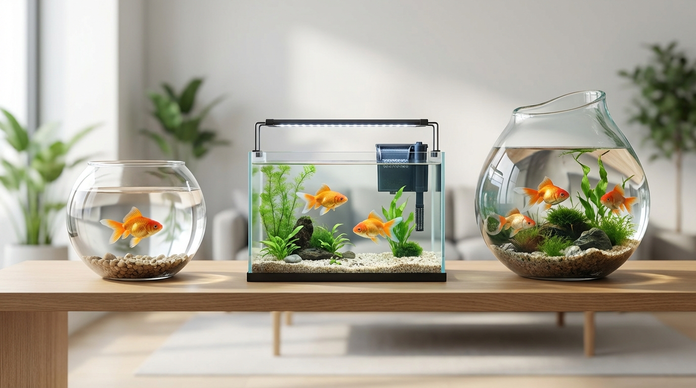 金魚鉢の選び方【失敗しない3つのポイント】