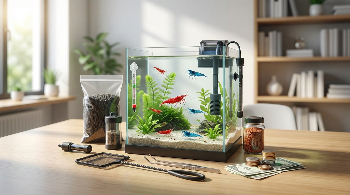 エビ飼育に必要なものと初期費用