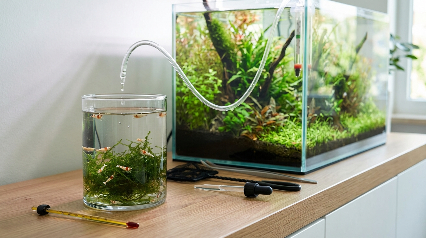 エビの導入手順｜水合わせから1週間の過ごし方