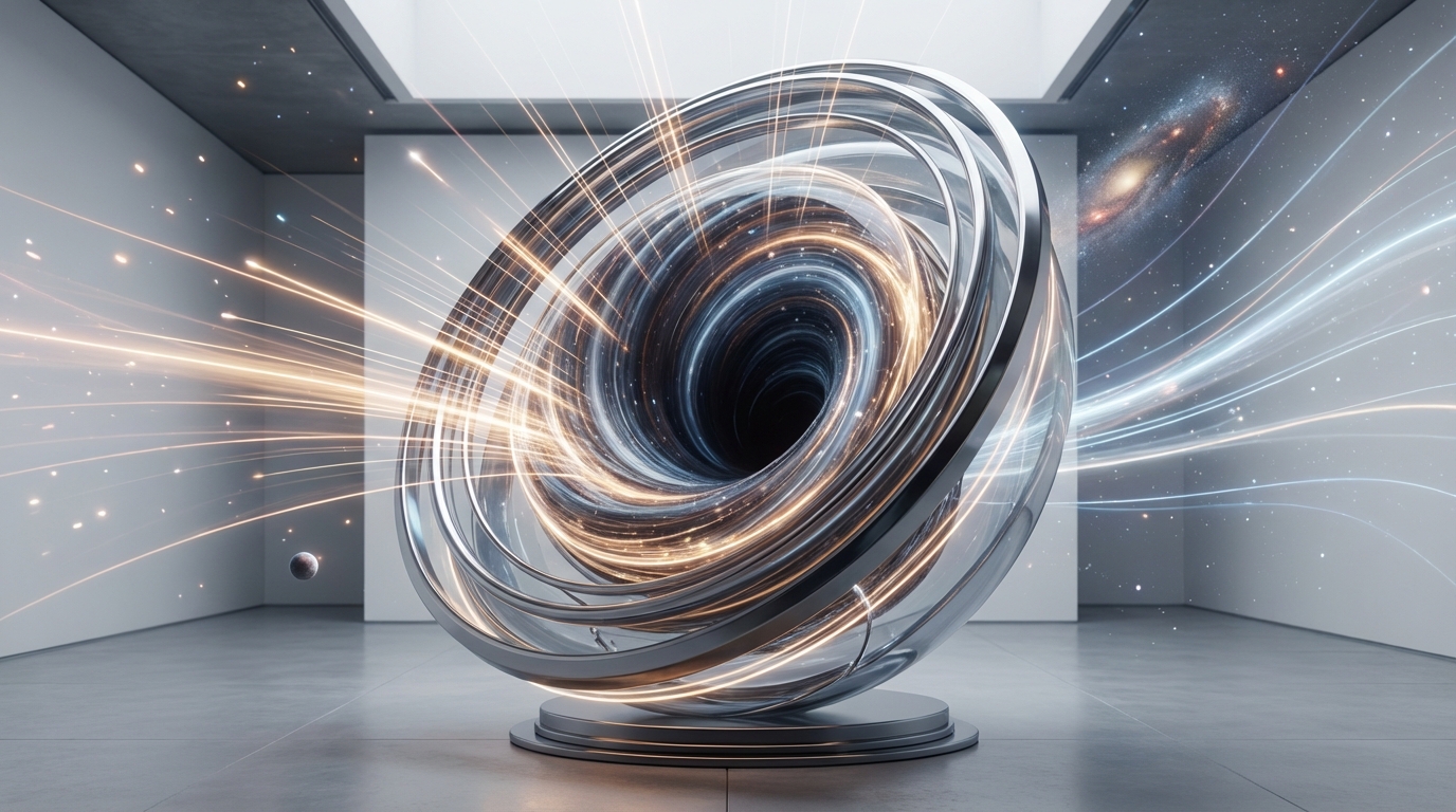 なぜ吸い込まれるように見える？ブラックホールオブジェの仕組みと種類