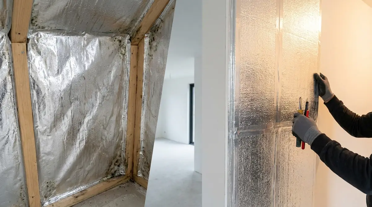 アルミシート断熱でよくある失敗パターンと対処法