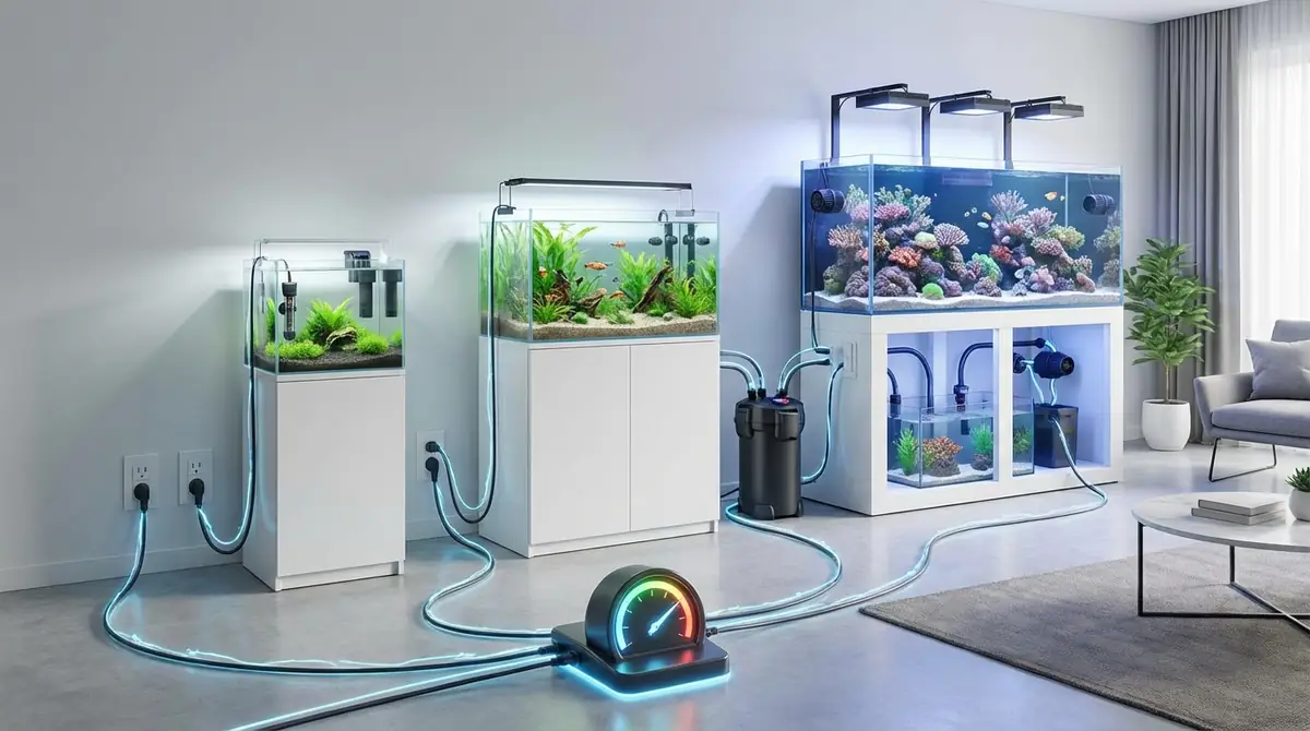 水槽の電気代はいくら?サイズ別・機器別の内訳を公開