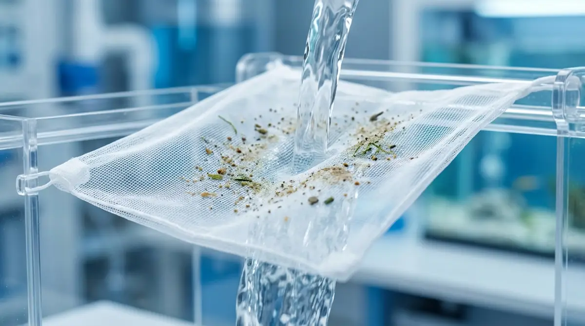 洗濯ネットがろ材の代用になる仕組み