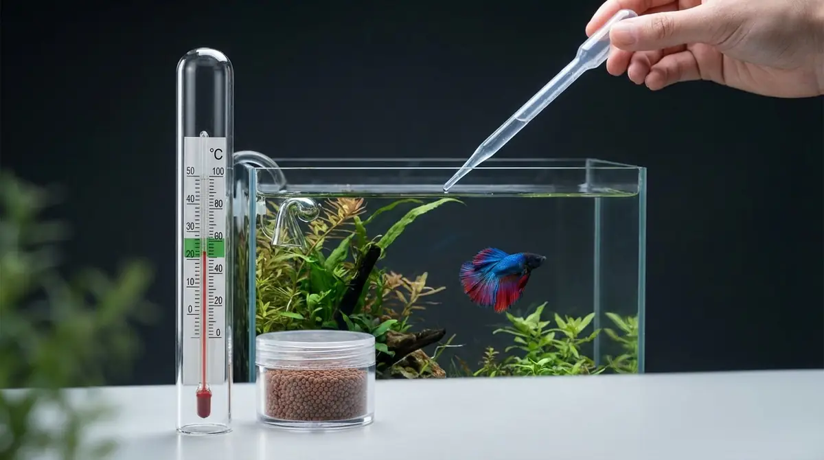 ベタ飼育の基本数値まとめ|水温・餌・水換えの正解