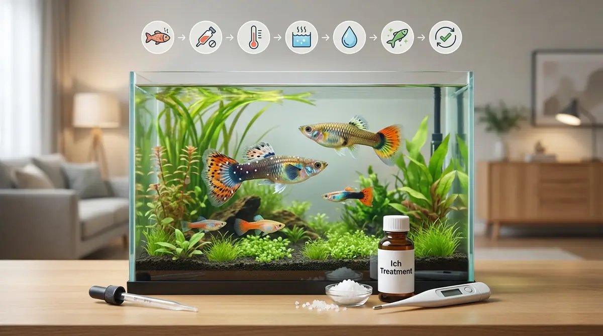 【実践】グッピーの白点病を治す7ステップ治療法