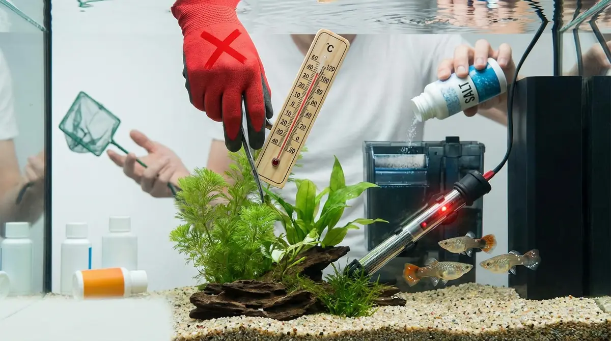 グッピーの白点病治療で絶対やってはいけないNG行動5選