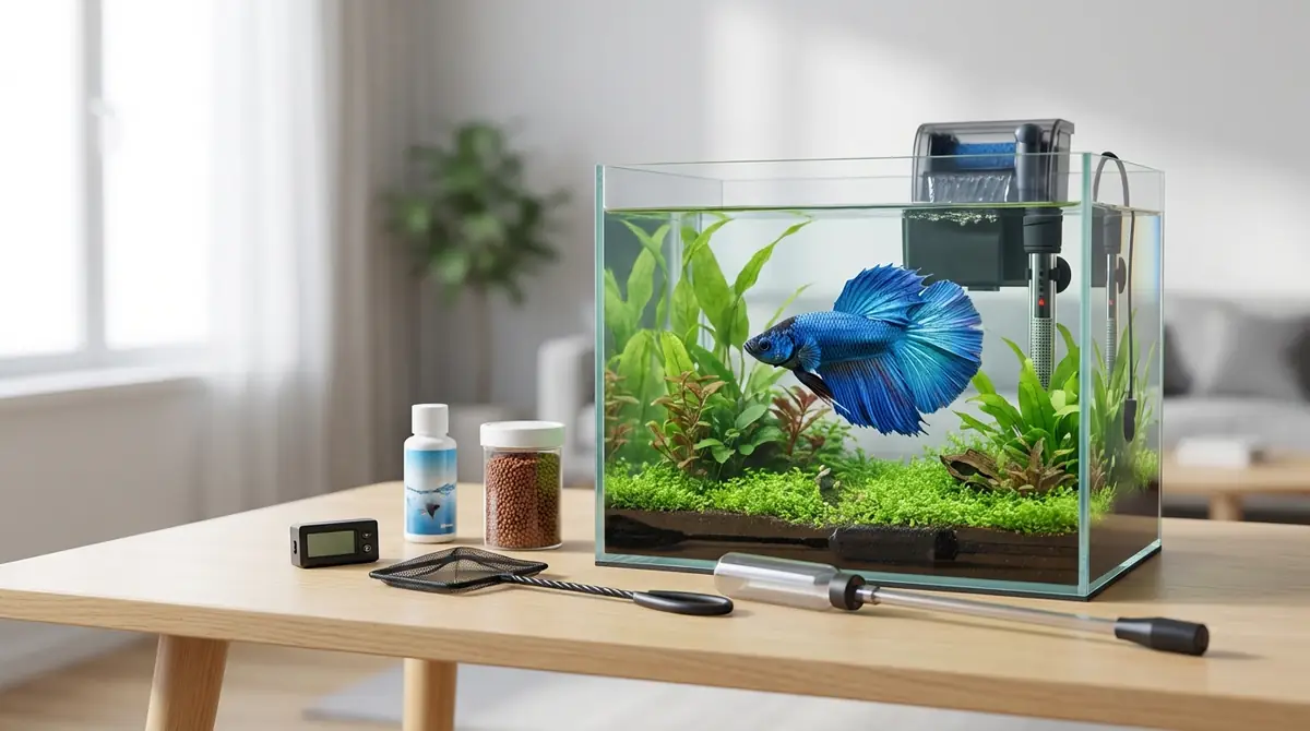 ベタを長生きさせるために揃えたい飼育用品