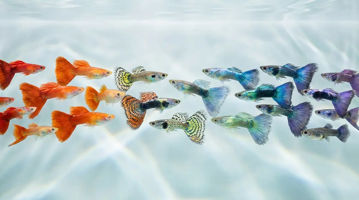 体色で見るグッピーの種類｜カラーバリエーション一覧