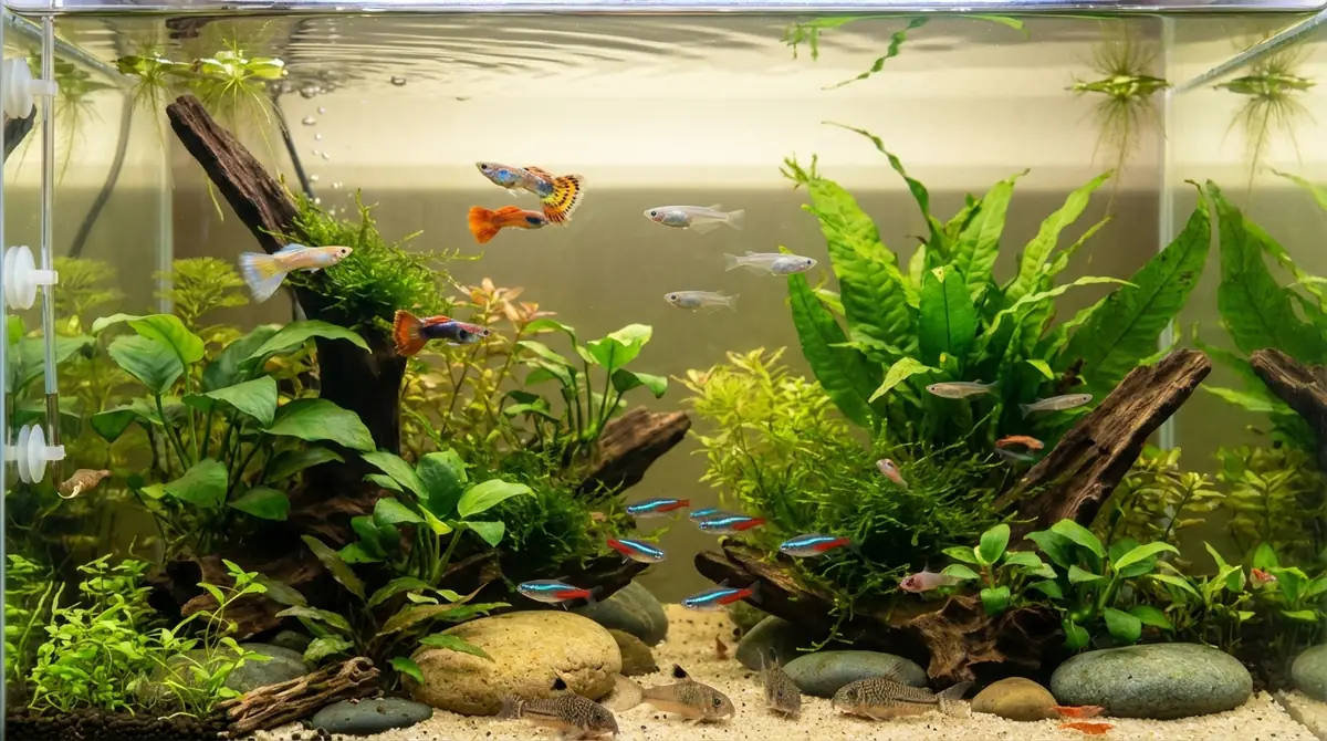 グッピー・メダカと一緒に混泳できる他の生体