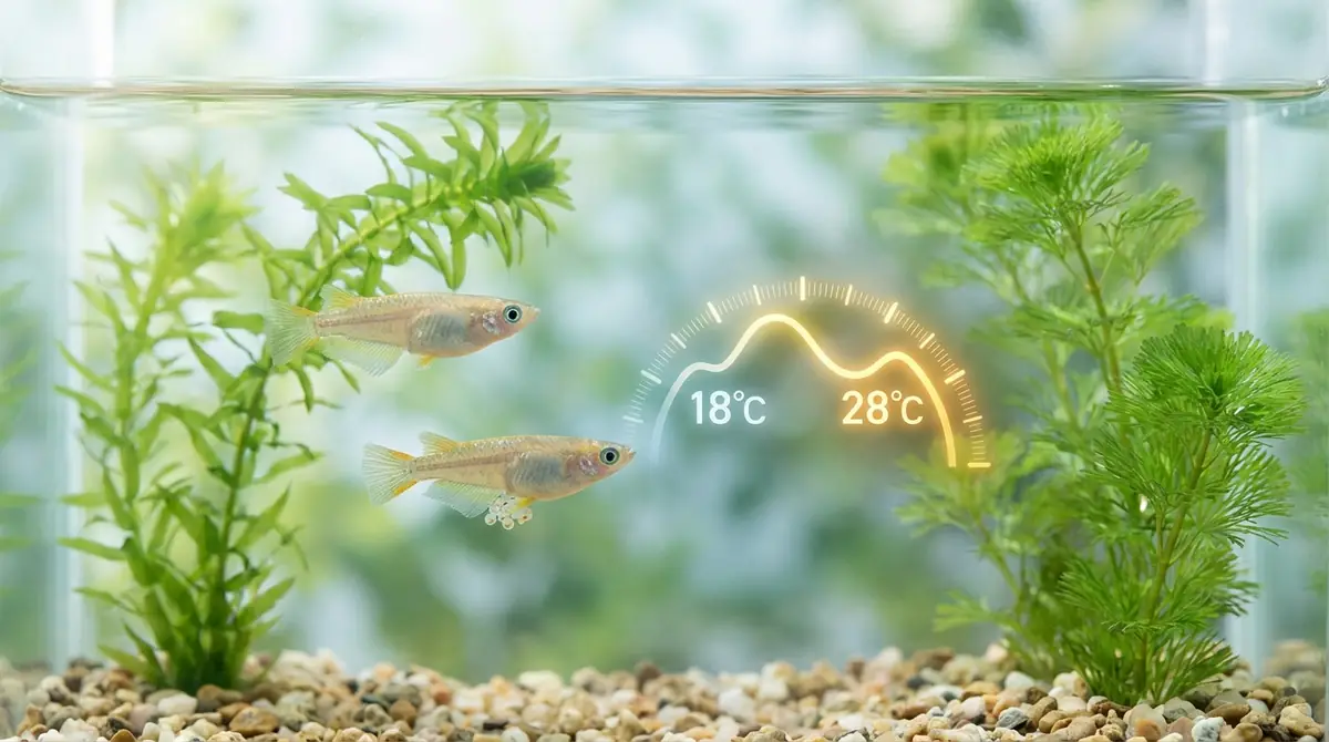 条件①水温｜18〜28℃がメダカの産卵スイッチになる理由