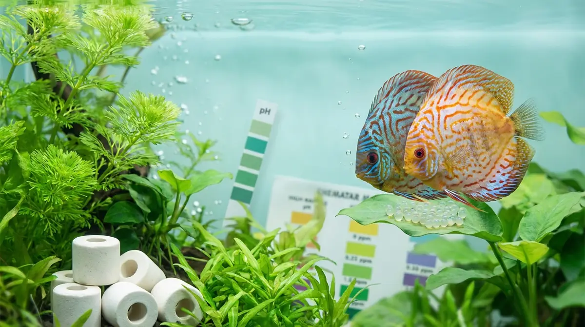 条件④水質｜弱アルカリ性・低アンモニアが産卵を安定させる