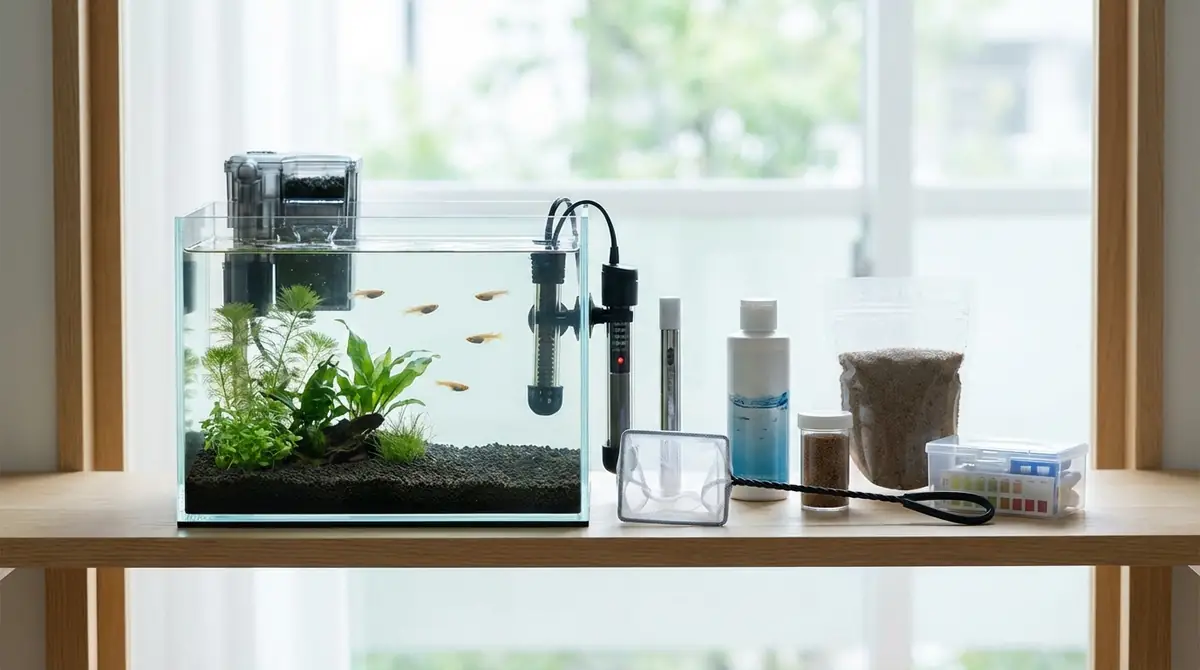 メダカの室内飼育に必要な道具リスト【初期費用も公開】