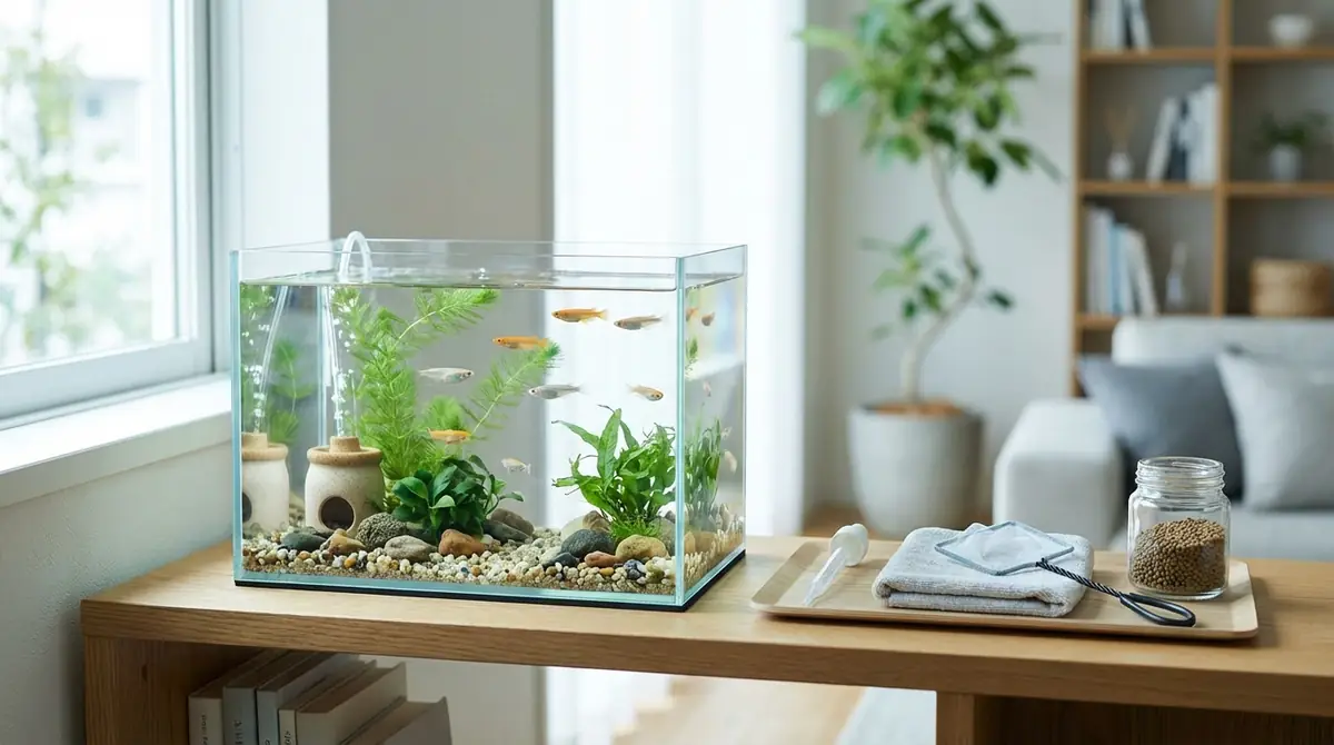 メダカ室内飼育の日々の管理とメンテナンス方法