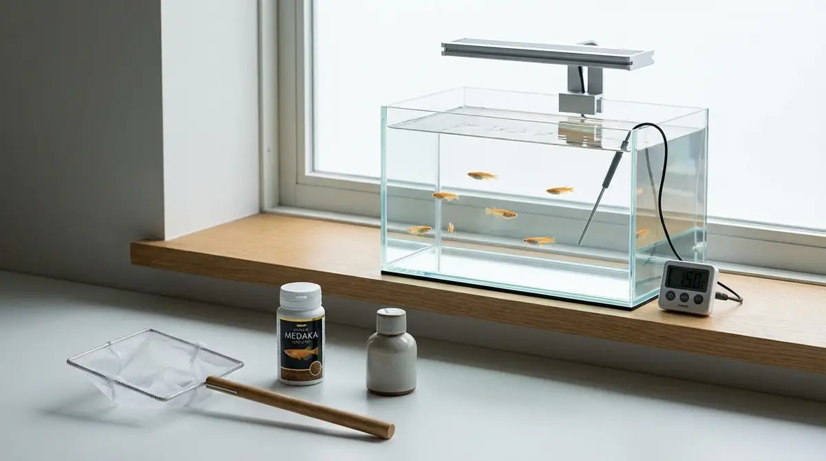 メダカの室内飼育におすすめの道具3選【厳選】